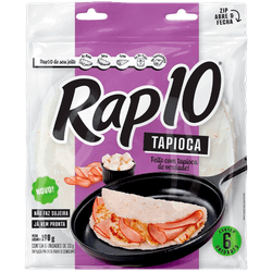 MASSA RAP 10 TORTILHA 198G FIBRAS TAPIOCA